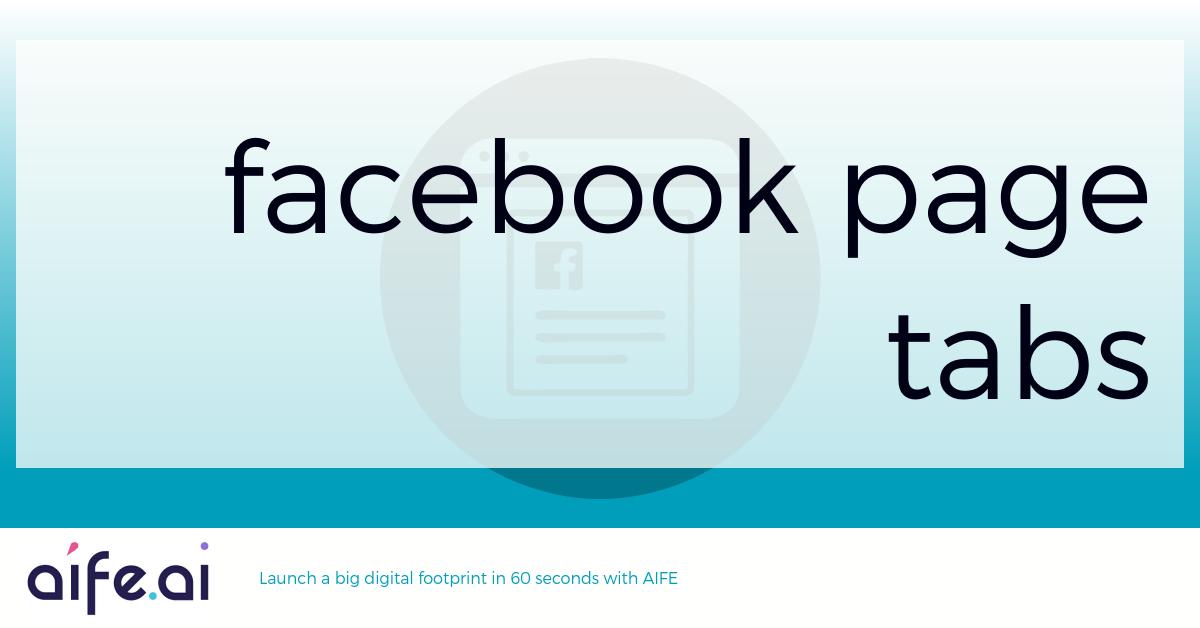 Comprehensive Digital Footprint Facebook page tabs