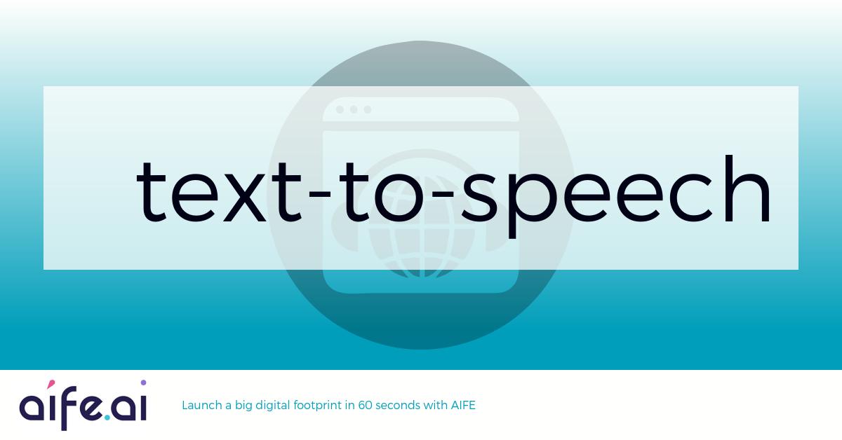 Comprehensive Digital Footprint Texttospeech