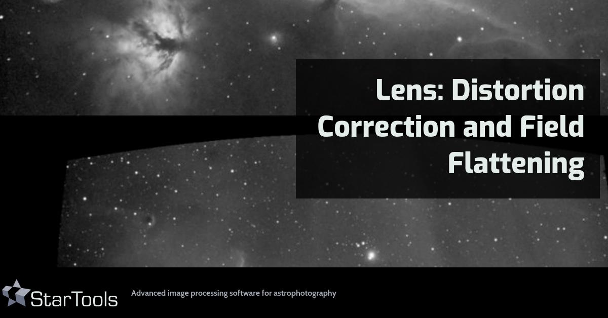 Features & Documentation Lens Distortion Correction and Field Flattening