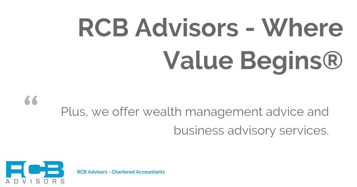 RCB Advisors: - Where Value Begins®