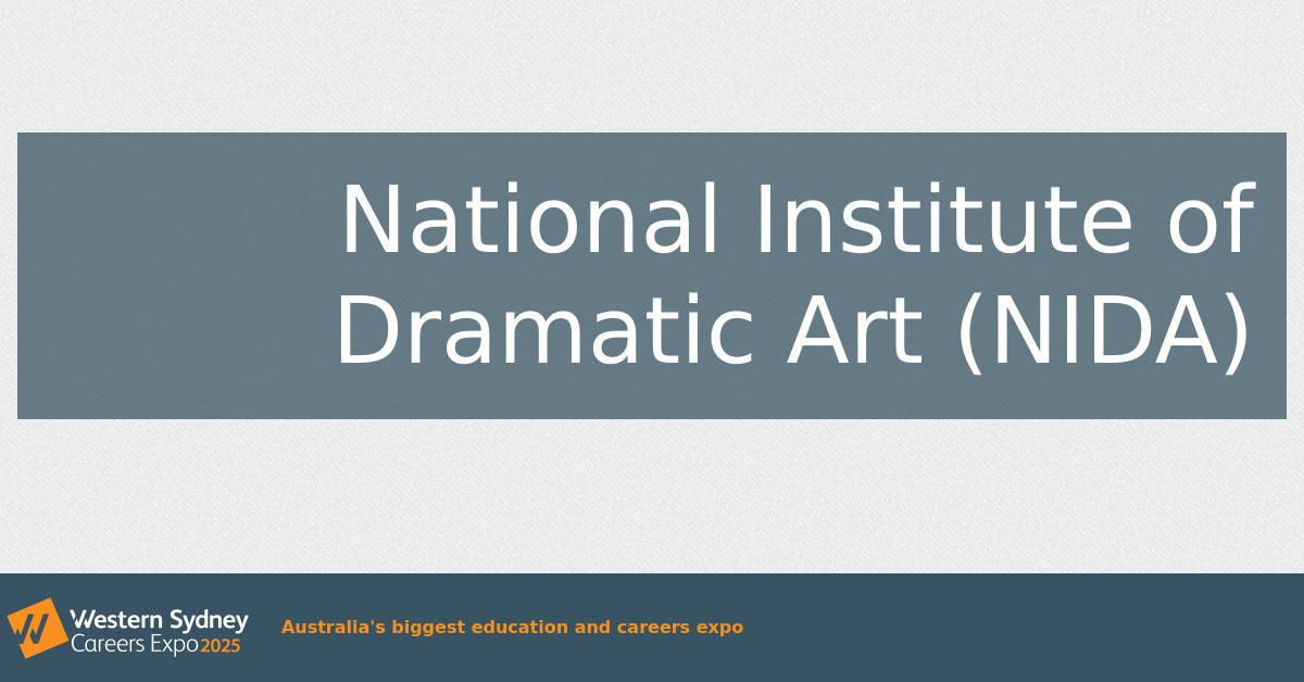 National Institute of Dramatic Art (NIDA)