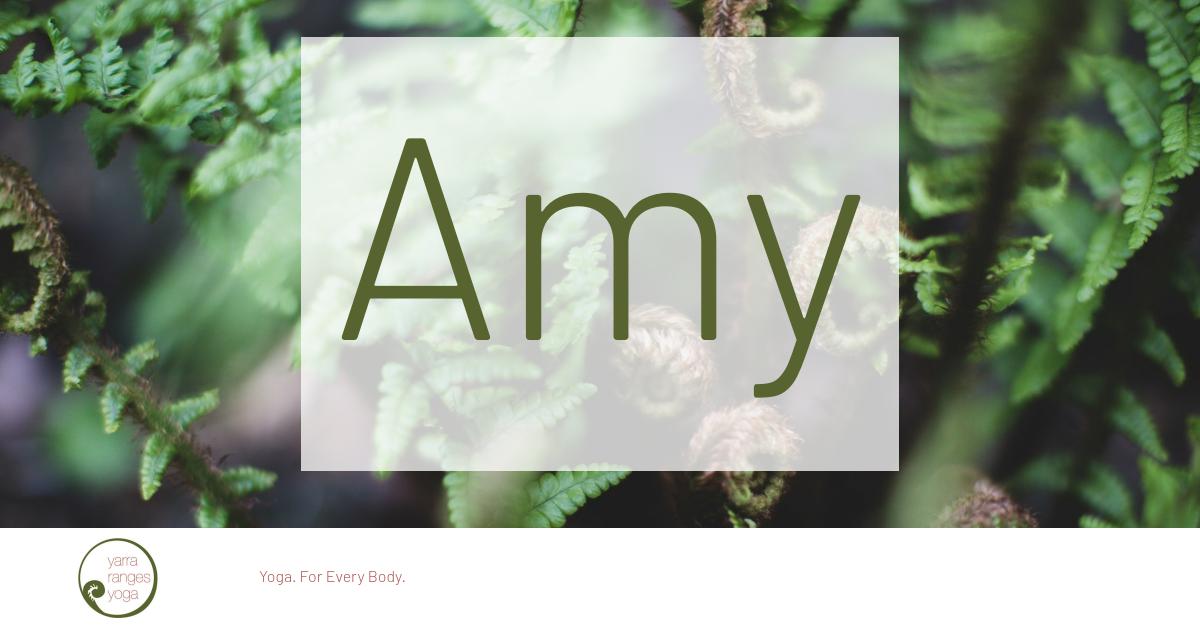 Yarra Ranges Yoga: Testimonials: Amy